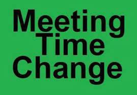 Meeting time change