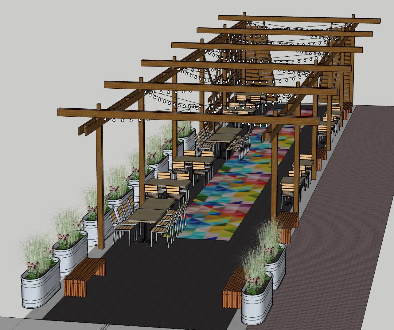 Courtyard Rendering 1